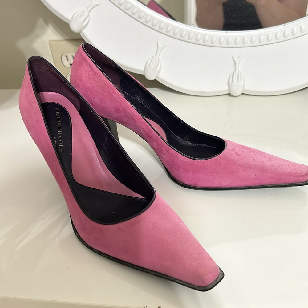 Kenneth Cole pink/purplish pumps/heels - Picture 5 of 6
